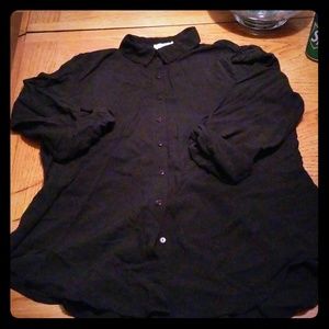 Womens black blouse